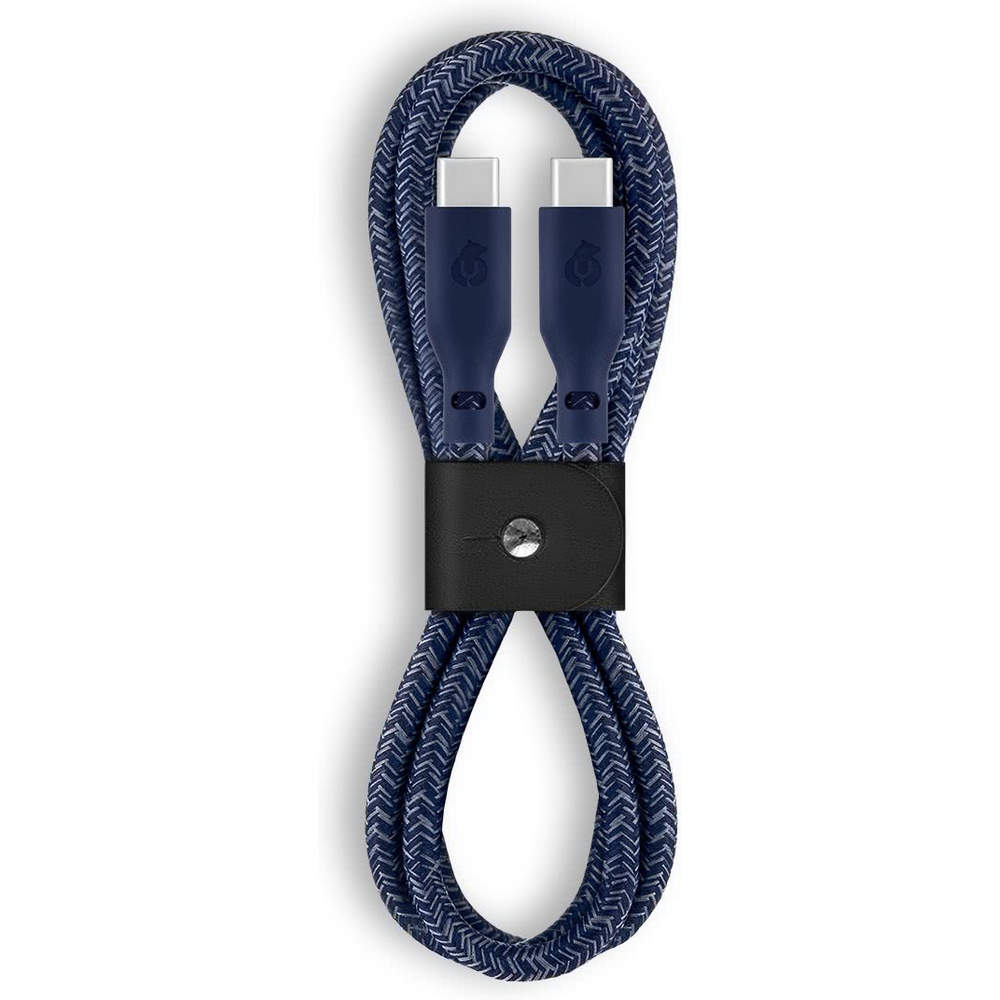 DC17DB12TR-CC кабель зарядный uBear Trend Cable USB-C/USB-C 1.2м, 60W, цвет синий